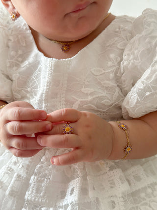 Daisy purple ring