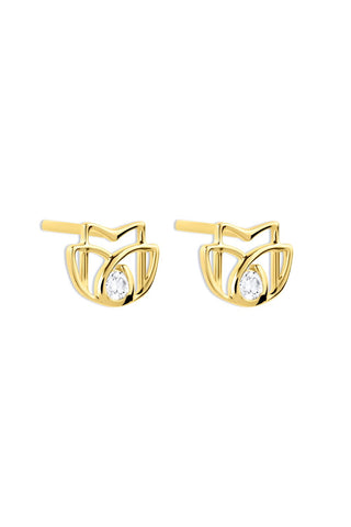 mzna gold dimond earring